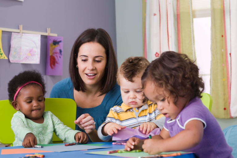 Untitled design woman caring for children