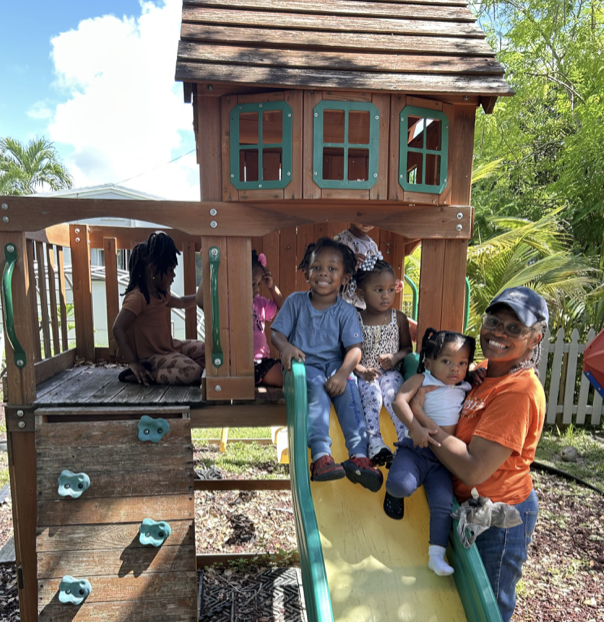 family-at-playground Family at playground