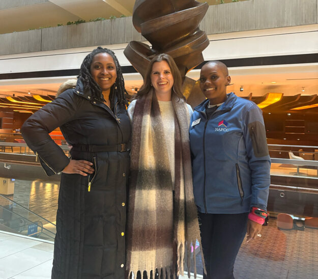 Erica-Phillips-Lolita-Jerido-Emily-Fallon NAFCC Chicago trip for a site visit