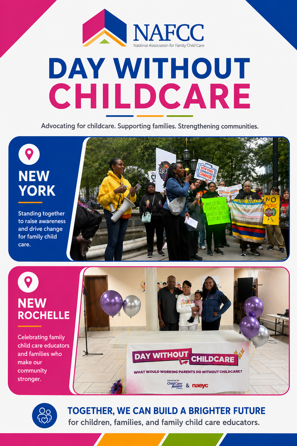 Day without childcare flyer