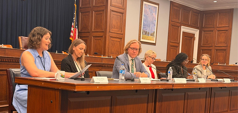 pb-jul30 Daphne Alsiyao, NAFCC's Policy Strategist, attended a congressional briefing with Democratic members of the House Ways and Means Committee